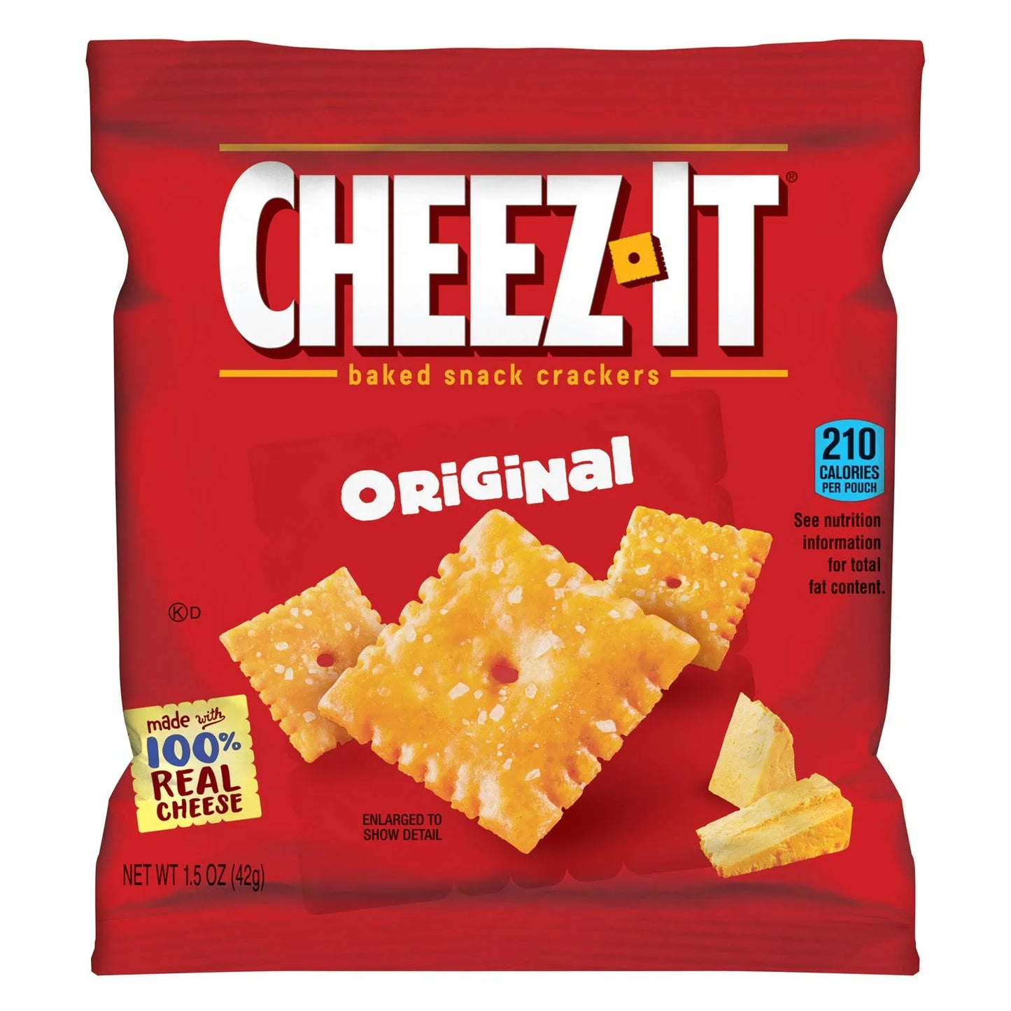 Cheez-It Original Crackers (10 ct, 1.5 oz) single serve office snack