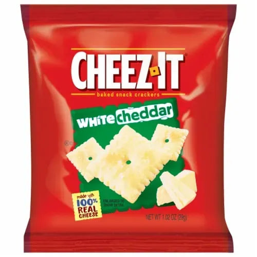 Cheez-It White Cheddar Crackers (10 ct, 1.5 oz) single serve office snack