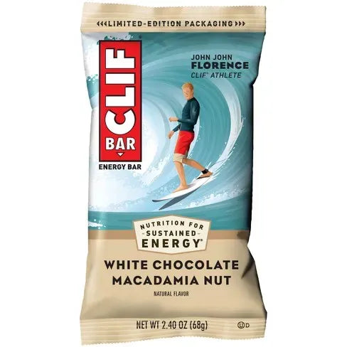 Clif Bar White Chocolate Macadamia Nut (10 ct, 2.4 oz) single serve office snack
