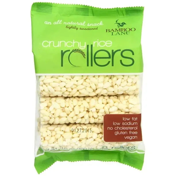 Friendly Grains Original Brown Rice Crunchy Rollers (10 ct, 2 per) single serve office snack