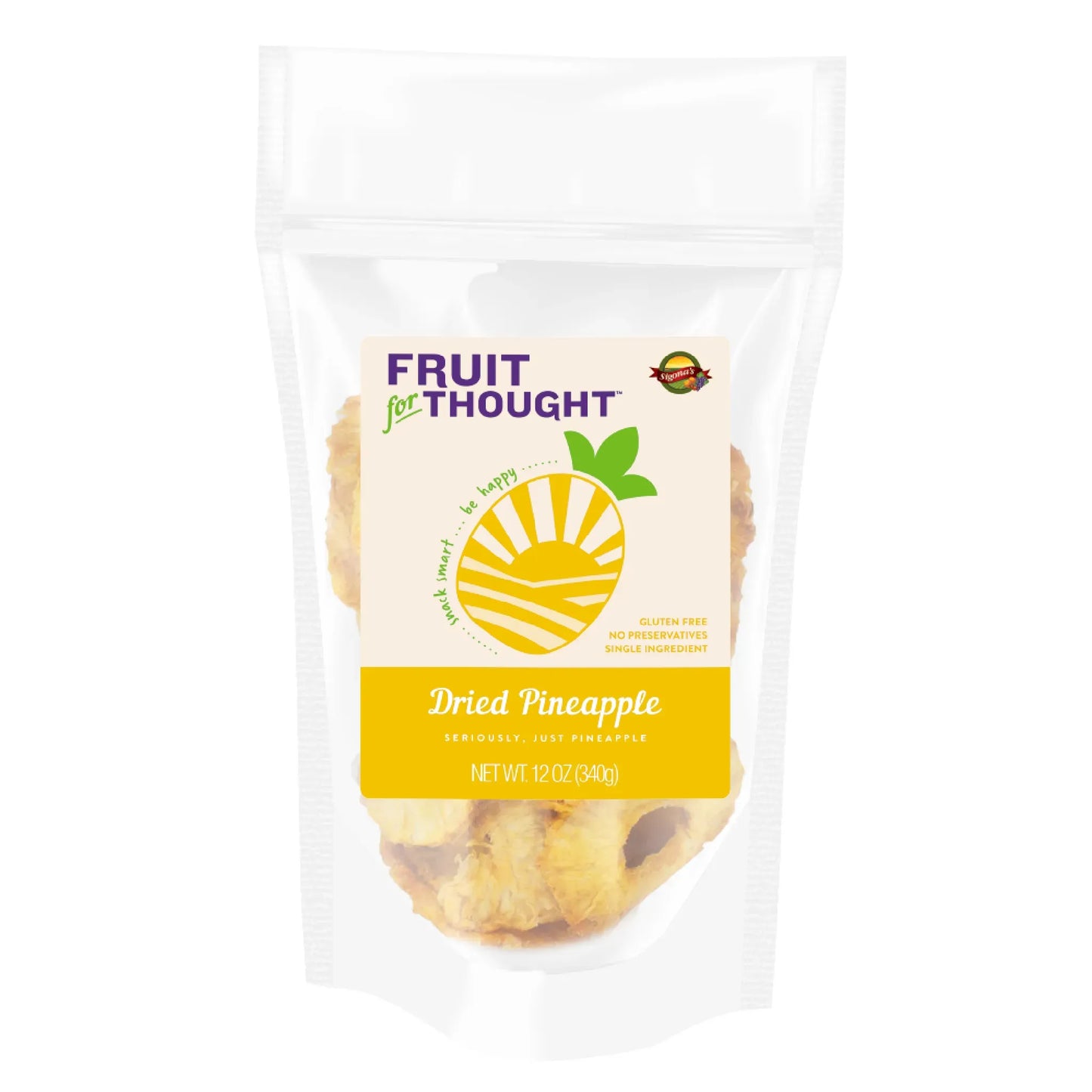 Sigona's Farmers Market Dried Pineapple (10 ct, 1 oz) single serve office snack