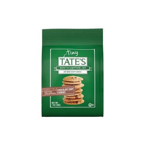 Tate's Bake Shop Tiny Chocolate Chip Cookies (10 ct, 1 oz) single serve office snack