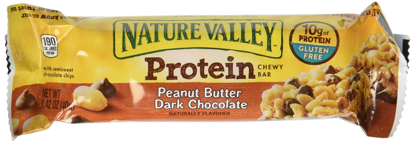 Nature Valley Peanut Butter Dark Chocolate Protein Bars (10 ct, 1 oz)