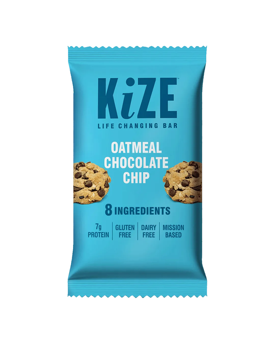 Kize Life Changing Oatmeal Chip Bars (10 ct, 1 oz) single serve office snack