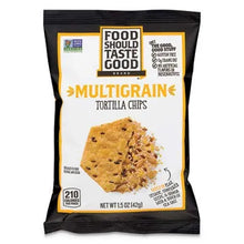 Food Should Taste Good Multigrain Tortilla Chips (10 ct, 1 oz) single serve office snack