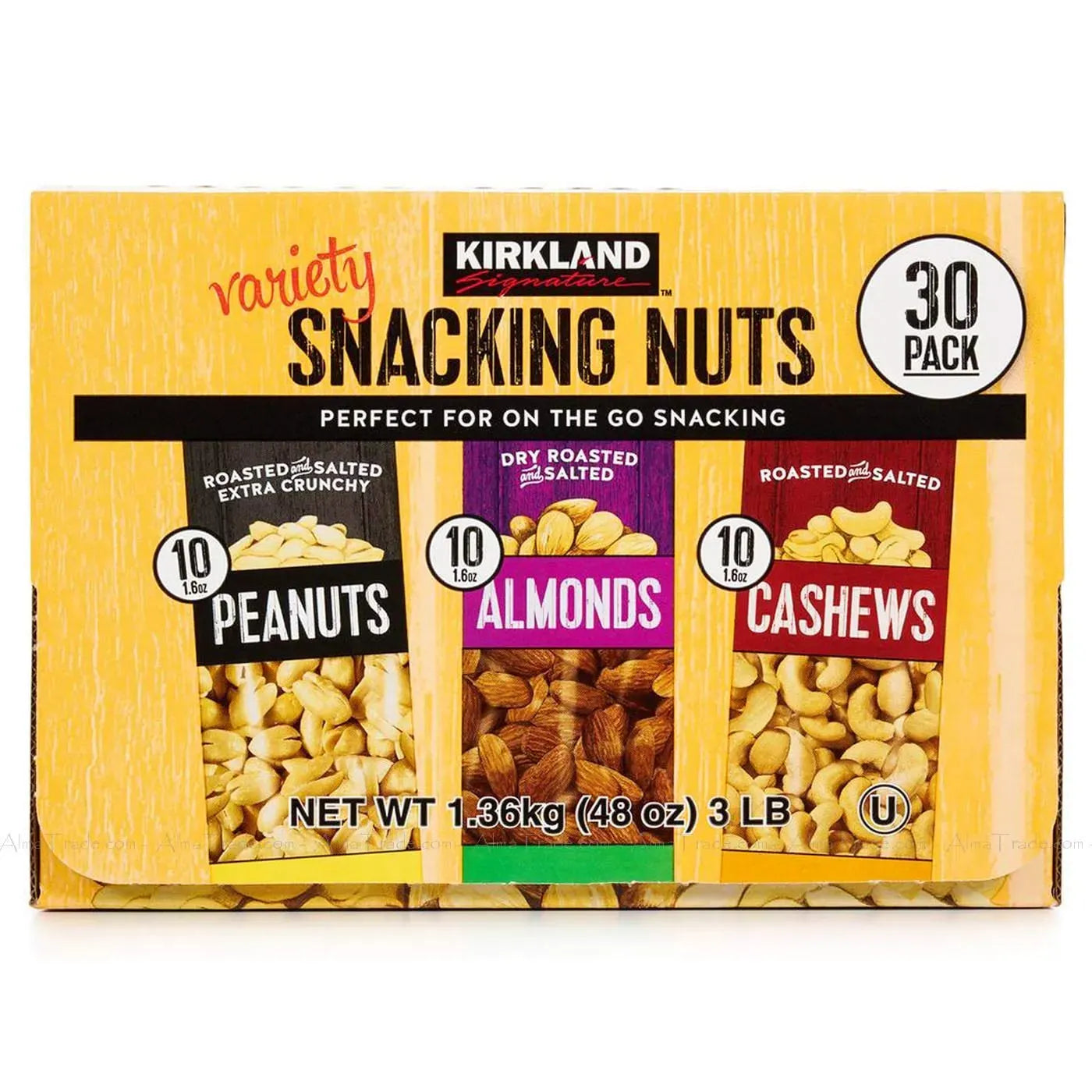 Kirkland Snacking Nuts Variety Pack (10 ct, 2 oz) single serve office snack