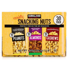 Kirkland Snacking Nuts Variety Pack (10 ct, 2 oz) single serve office snack