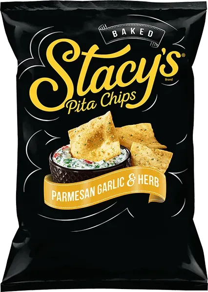 Stacy's Pita Chips Parmesan Garlic & Herb (10 ct, 2 oz) single serve office snack