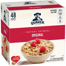 Quaker Original Instant Oatmeal (10 ct, 1 oz) single serve office snack