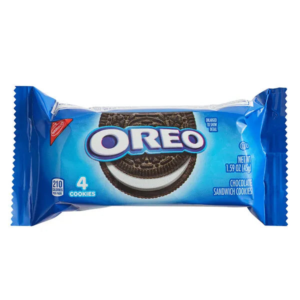 Oreo Chocolate Sandwich Cookies (10 ct, 2 oz) single serve office snack