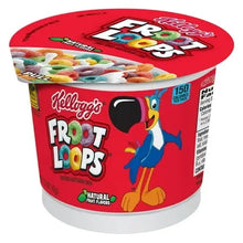 Kellogg's Froot Loops Breakfast Cereal Cups (10 ct, 2 oz) single serve office snack