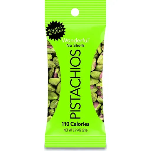 Wonderful Pistachios Salted Pistachios (10 ct, 1 oz) single serve office snack