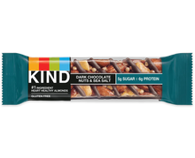 Kind Dark Chocolate Nuts & Sea Salt (10 ct, 1 oz) single serve office snack