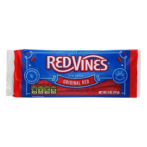 Red Vines Original Red Licorice Twists  (10 ct, 4 oz) single serve office snack
