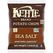 Kettle Brand Sea Salt Potato Chips (10 ct, 1.5 oz) single serve office snack