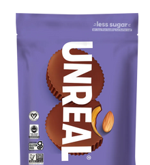 Unreal Dark Chocolate Almond Butter Cups (10 ct, 0.53 oz) single serve office snack