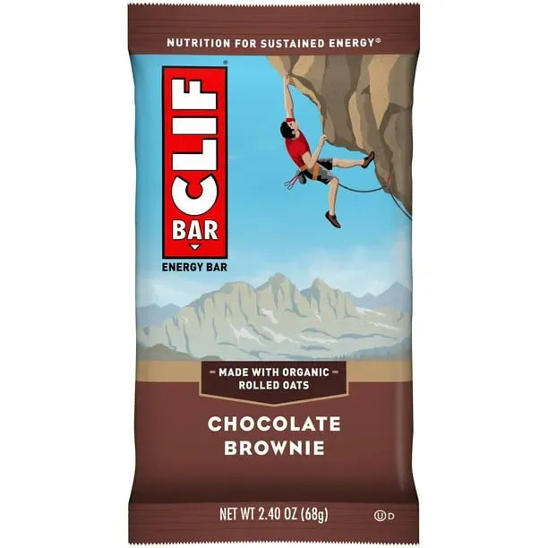 Clif Bar Chocolate Brownie Energy (10 ct, 2.4 oz) single serve office snack