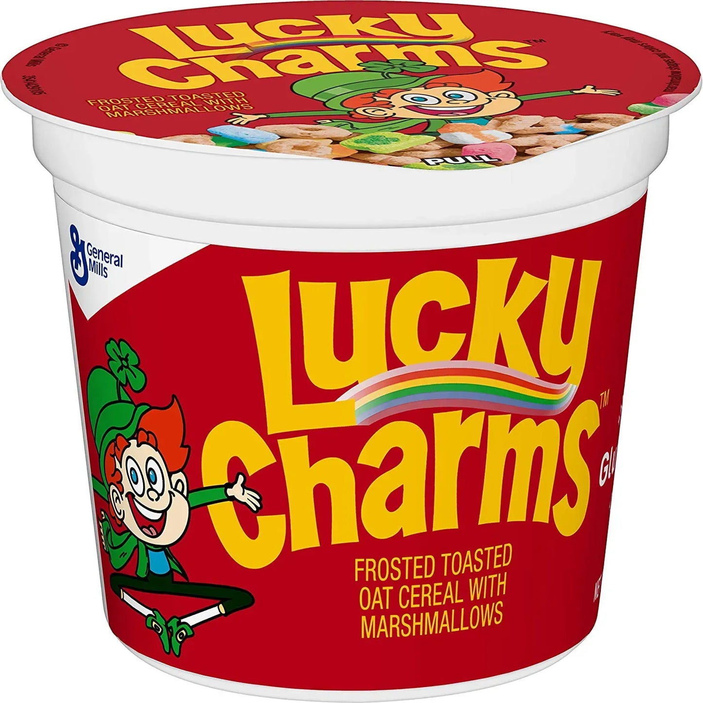 General Mills Lucky Charms Cereal Cups (10 ct, 2 oz) single serve office snack