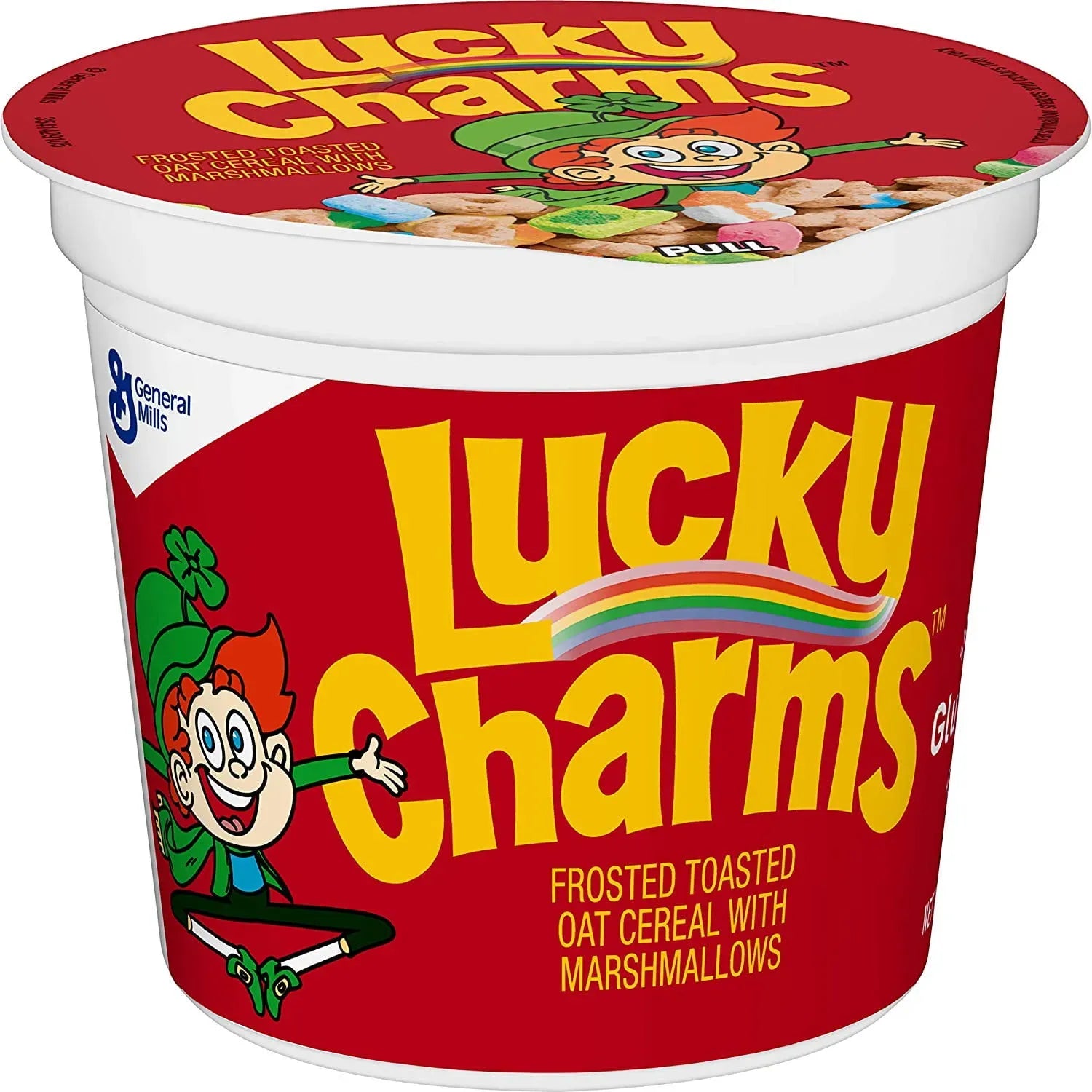 General Mills Lucky Charms Cereal Cups (10 ct, 2 oz) single serve office snack