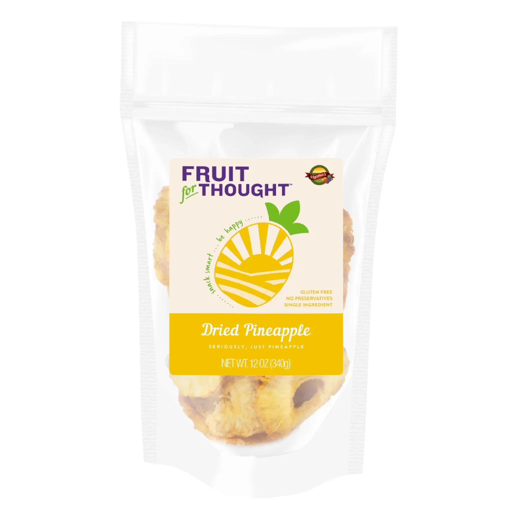 Sigona's Farmers Market Dried Pineapple (10 ct, 1 oz) single serve office snack