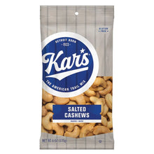 Kar's Roasted & Salted Cashews (10 ct, 1 oz) single serve office snack