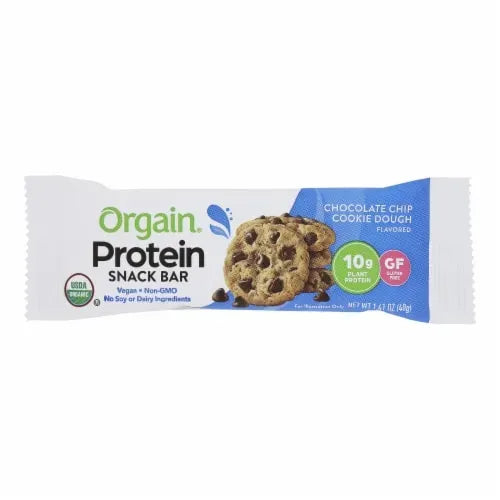 Orgain Protein Snack Bar (10 ct, 1 oz) single serve office snack
