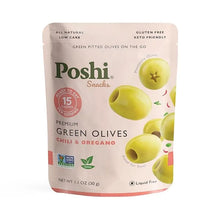 Poshi Chili & Oregano Olives (10 ct, 1 oz) single serve office snack