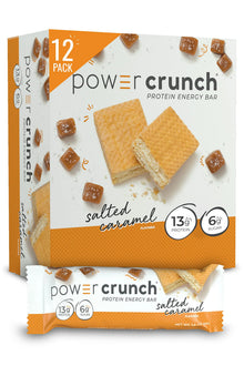 Power Crunch Salted Caramel Protein Bars (10 ct, 1 oz) single serve office snack