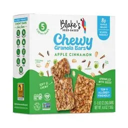 Blake's Seed Based Chewy Granola Bars Apple Cinnamon (10 ct, 1 oz) single serve office snack