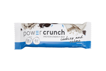 Power Crunch Cookies and Creme Protein Bars (10 ct, 1 oz) single serve office snack