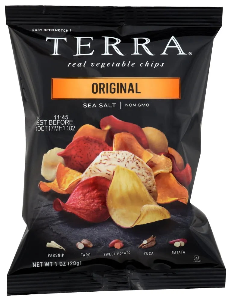 Terra Chips Original (10 ct, 1 oz) single serve office snack