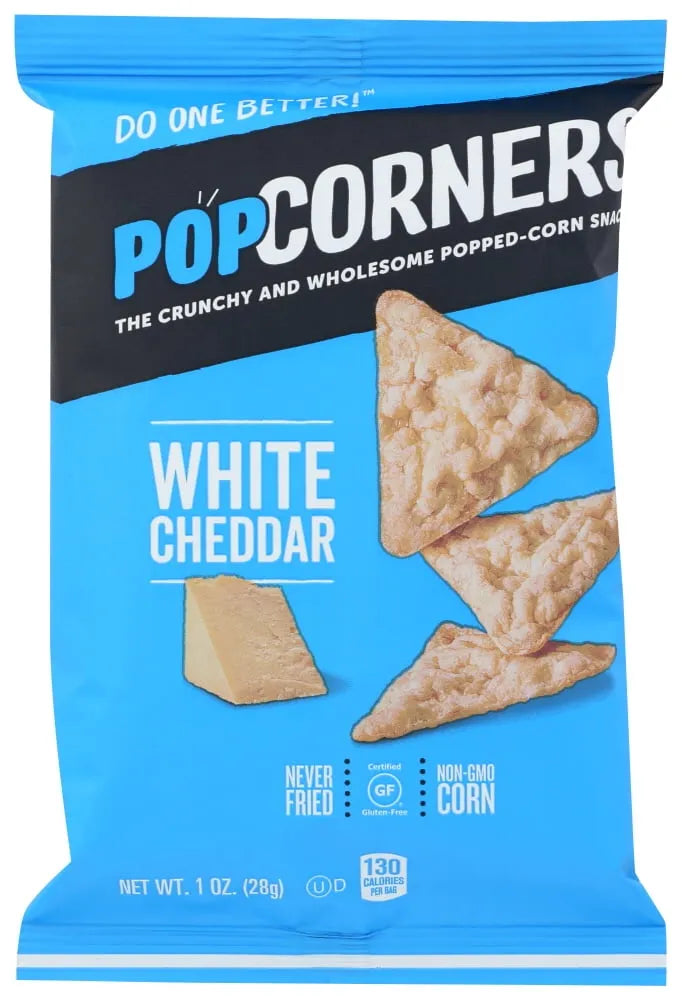 Popcorners White Cheddar (10 ct, 1 oz) single serve office snack