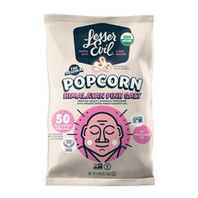 Lesser Evil Buddha Bowl Popcorn Pink Himalaya Sea Salt (10 ct, 0.46 oz) single serve office snack
