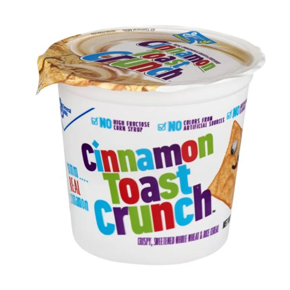 General Mills Cinnamon Toast Crunch Cup (10 ct, 2 oz) single serve office snack
