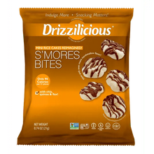 Drizzilicious Mini Rice Cakes S'mores Bites (10 ct, 0.74 oz) single serve office snack